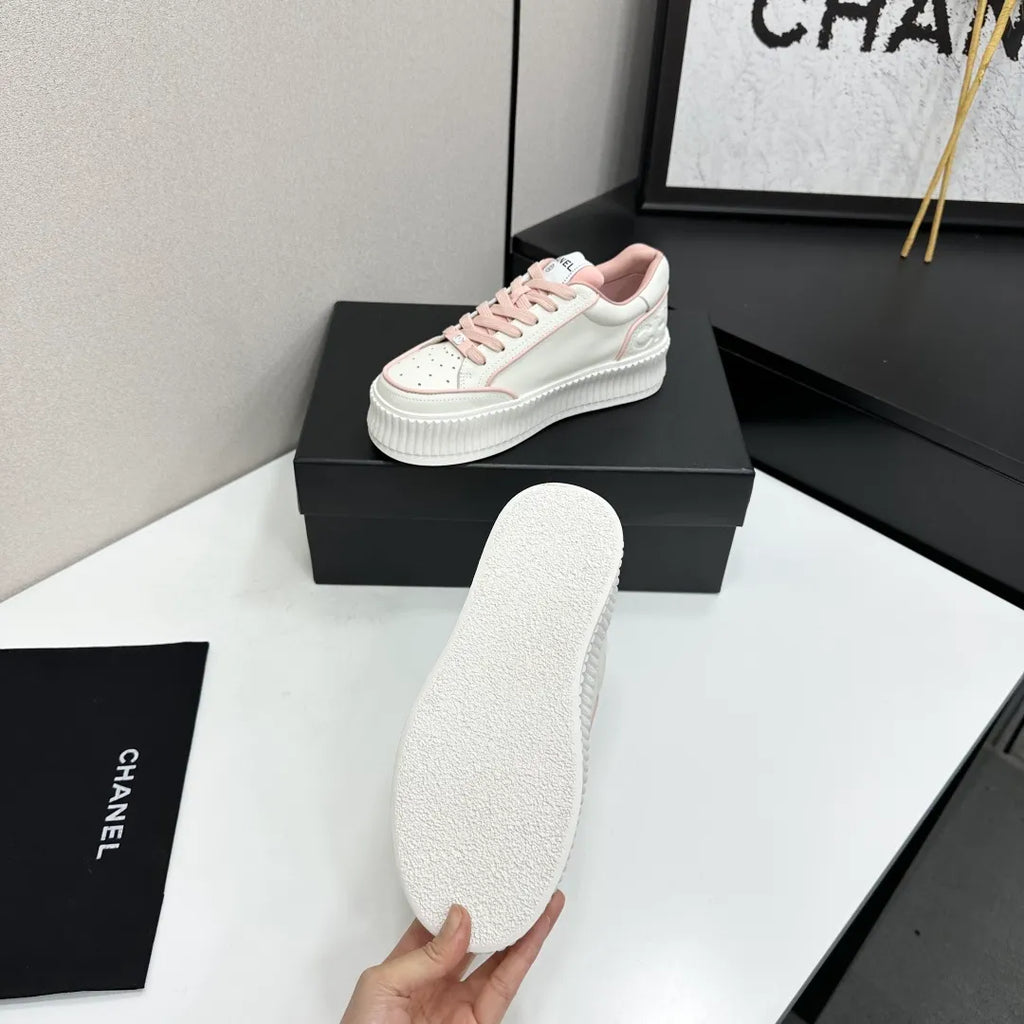 Chanel Women's Panda Sneakers Silk Cowhide Waterproof Cloth TPU 2026