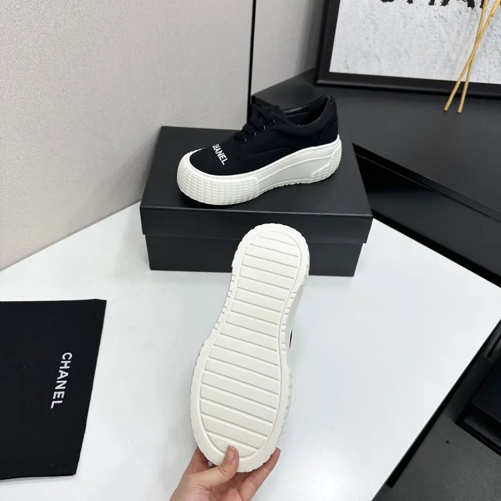 Chanel Women's Panda Sneakers Silk Cowhide Waterproof Cloth TPU 2026