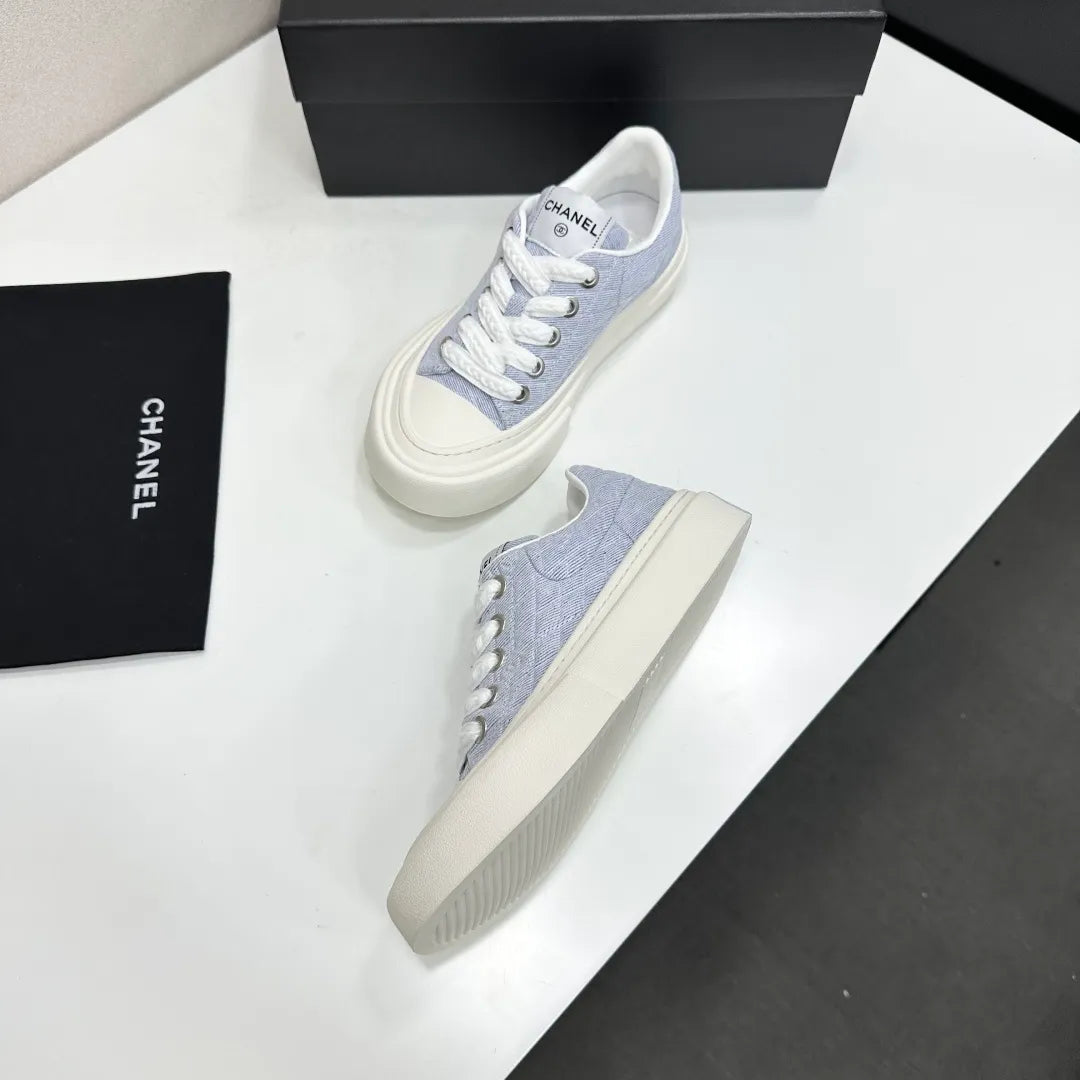 Chanel Women's Panda Sneakers Silk Cowhide Waterproof Cloth TPU 2026
