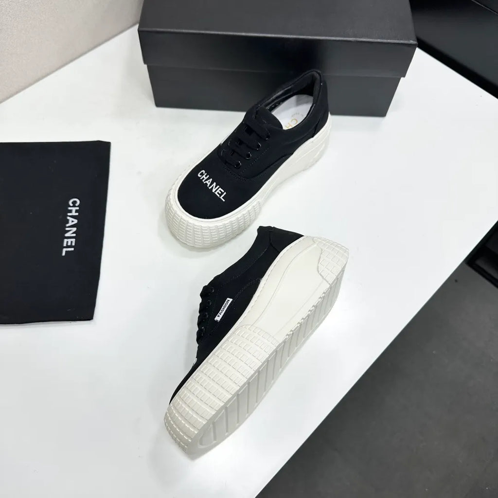 Chanel Women's Panda Sneakers Silk Cowhide Waterproof Cloth TPU 2026