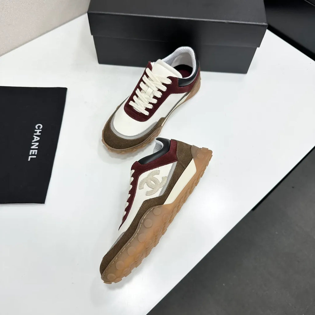 Chanel Women's Panda Sneakers Silk Cowhide Waterproof Cloth TPU 2026