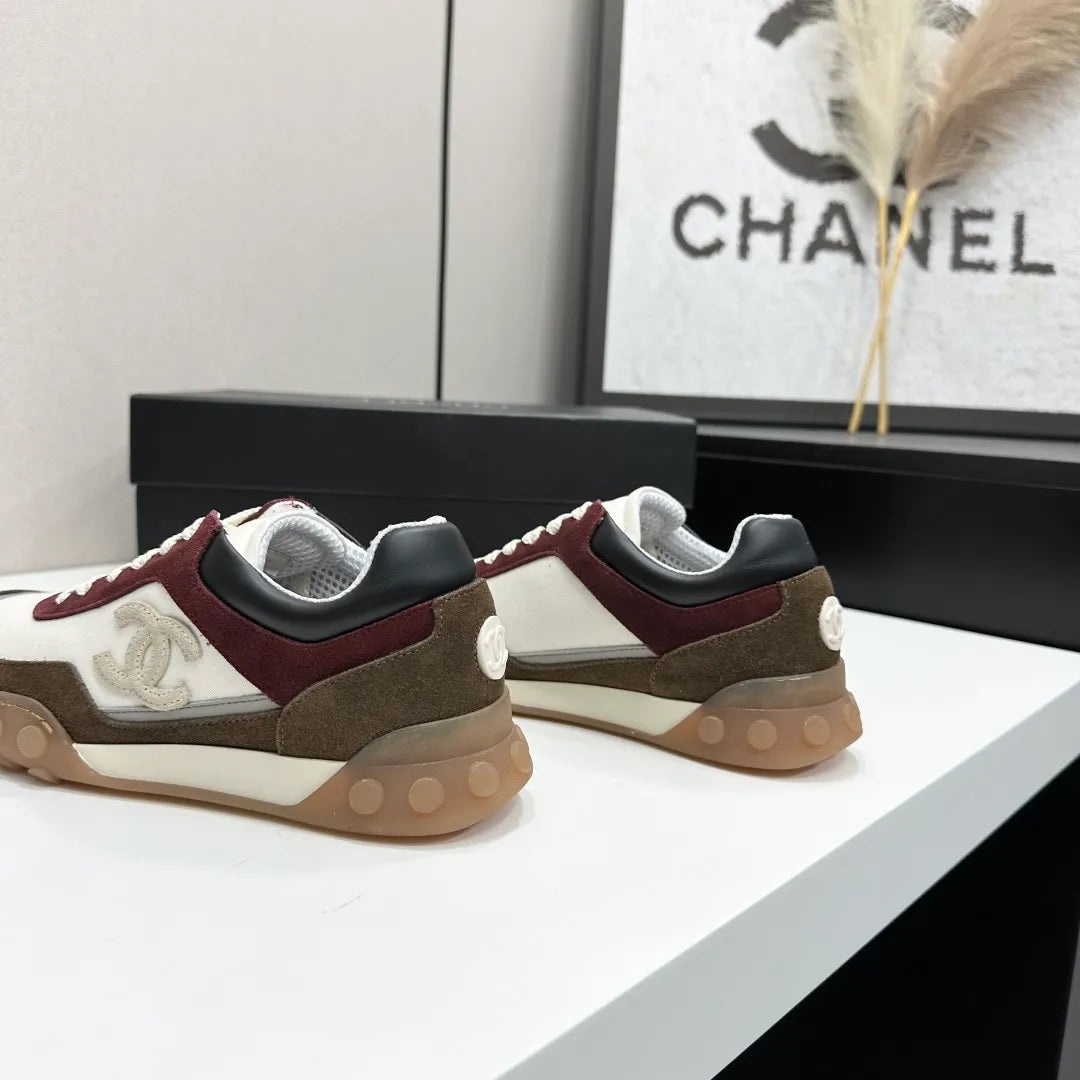 Chanel Women's Panda Sneakers Silk Cowhide Waterproof Cloth TPU 2026