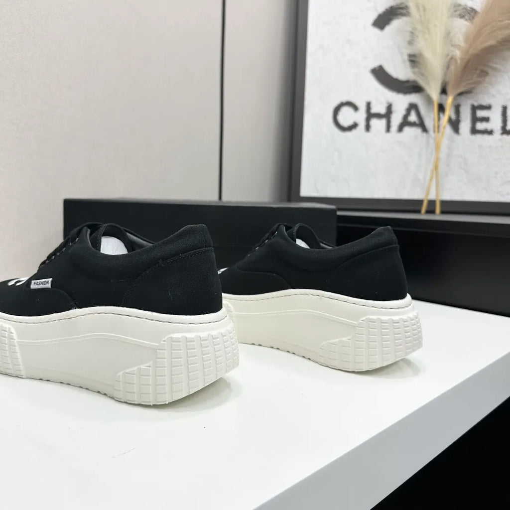 Chanel Women's Panda Sneakers Silk Cowhide Waterproof Cloth TPU 2026