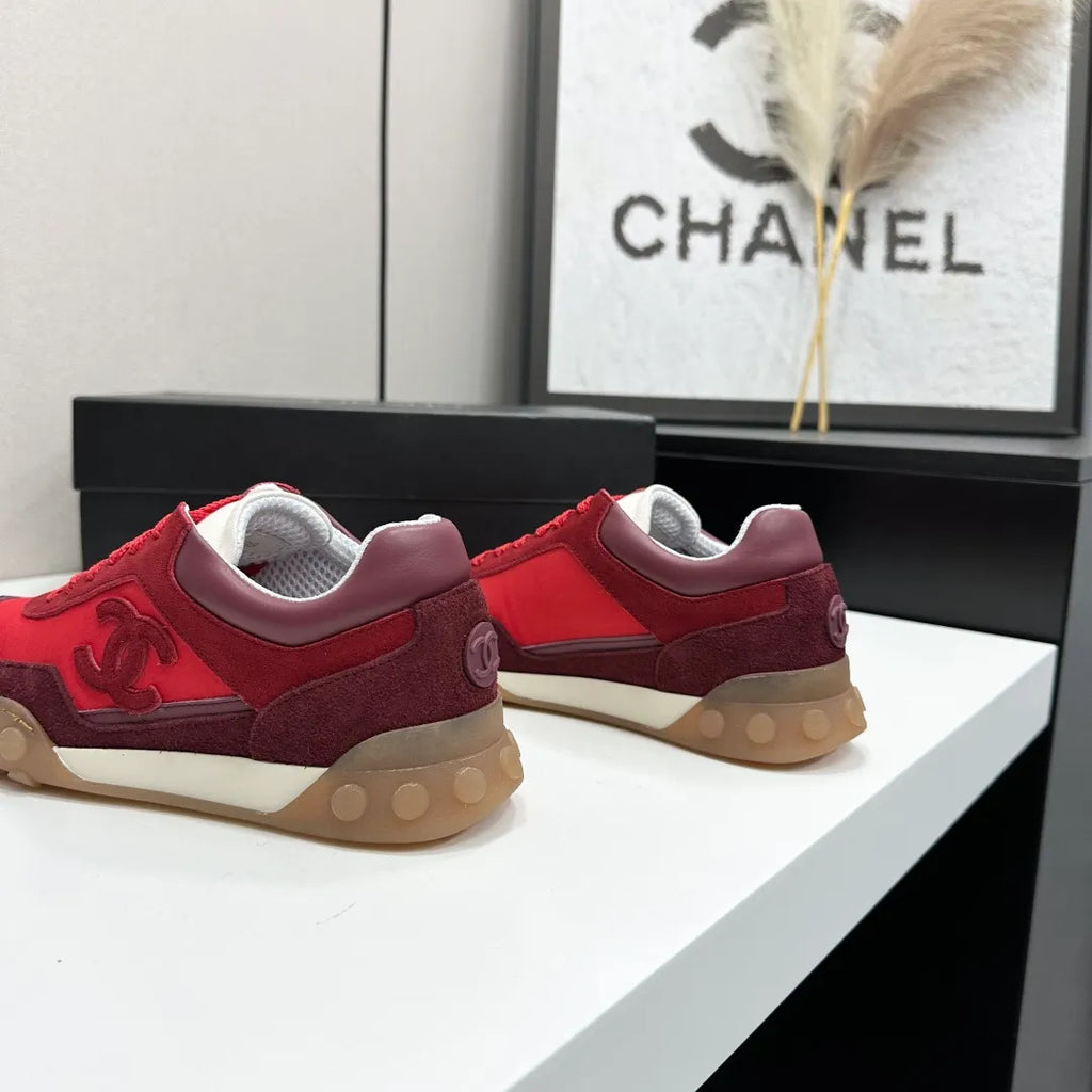 Chanel Women's Panda Sneakers Silk Cowhide Waterproof Cloth TPU 2026