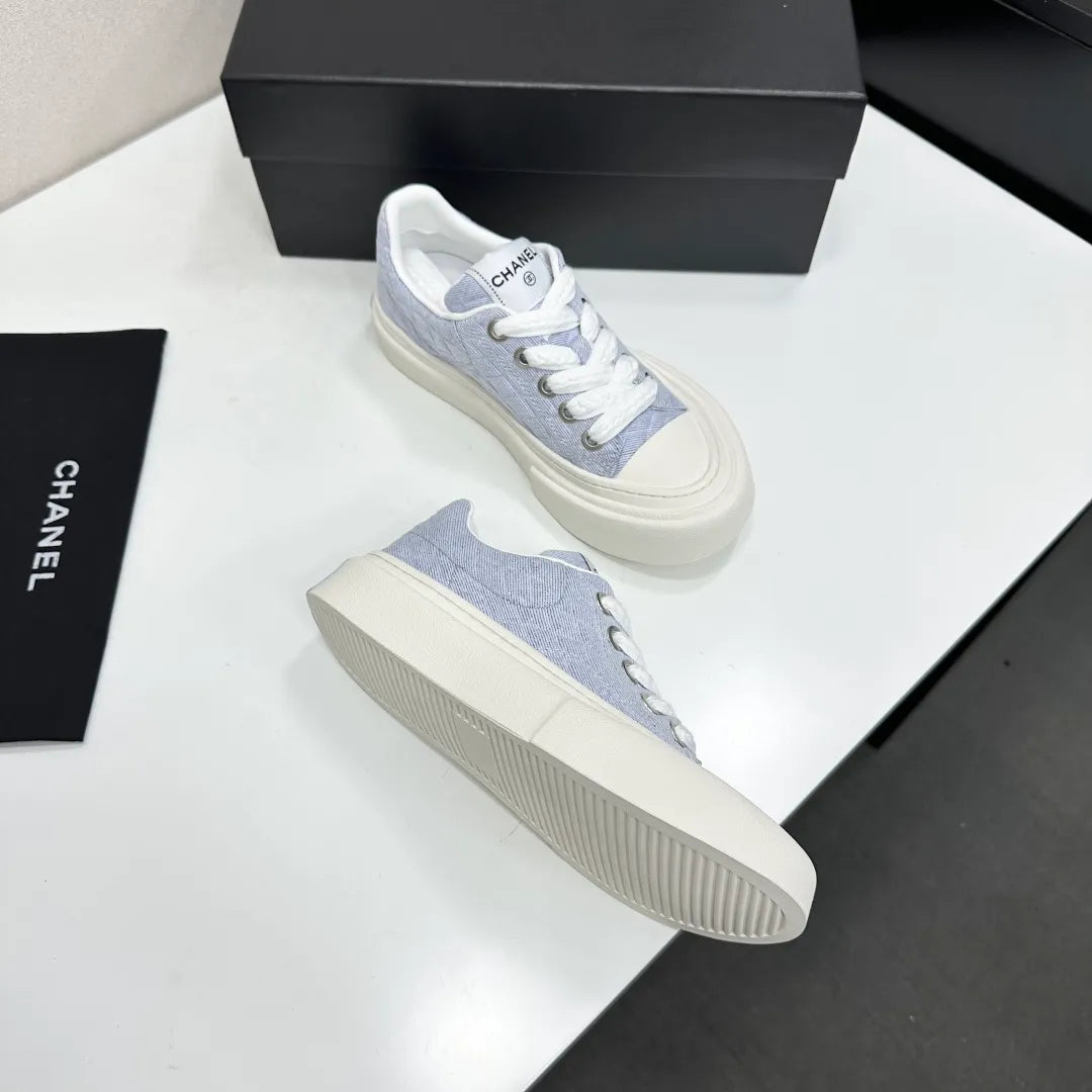 Chanel Women's Panda Sneakers Silk Cowhide Waterproof Cloth TPU 2026