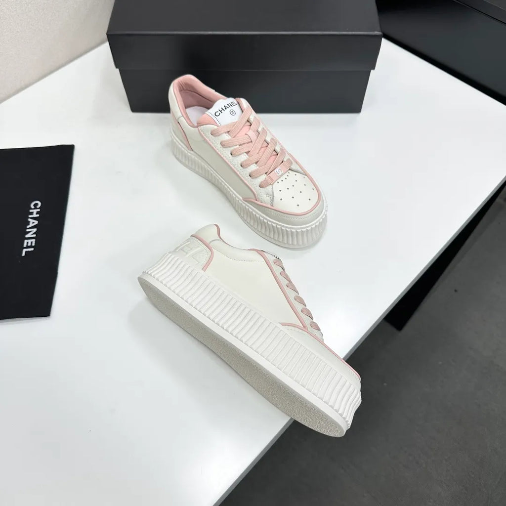 Chanel Women's Panda Sneakers Silk Cowhide Waterproof Cloth TPU 2026