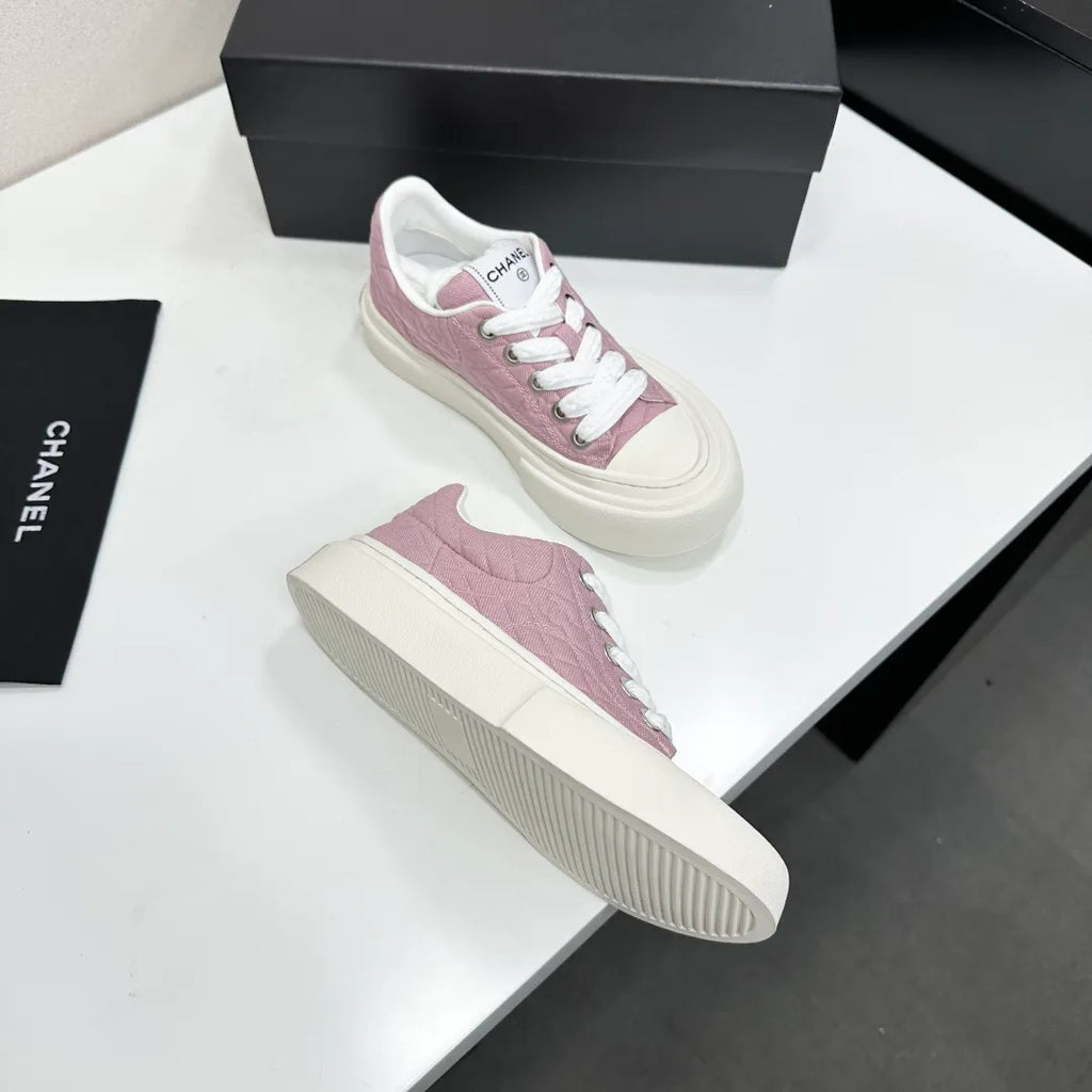 Chanel Women's Panda Sneakers Silk Cowhide Waterproof Cloth TPU 2026