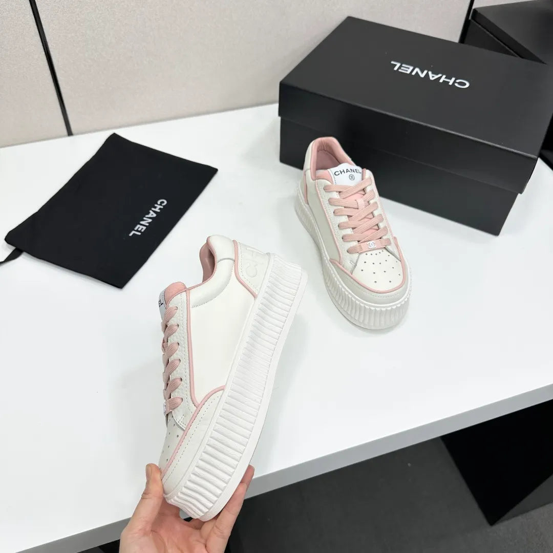 Chanel Women's Panda Sneakers Silk Cowhide Waterproof Cloth TPU 2026