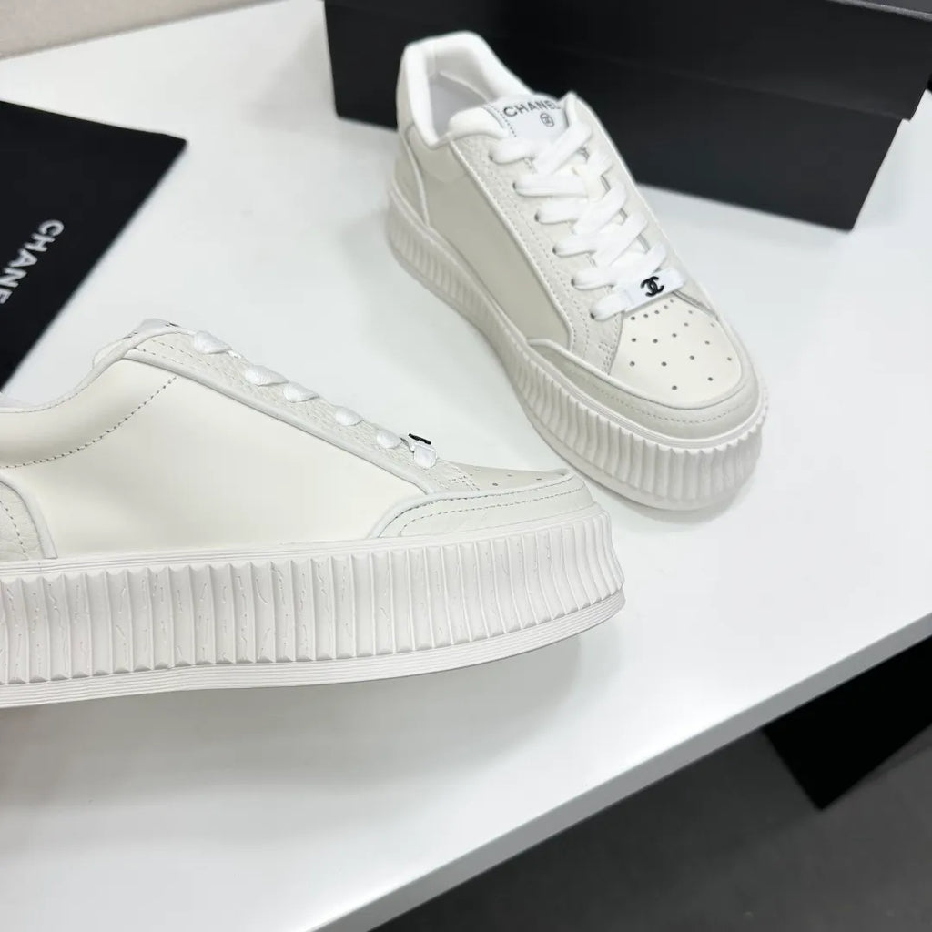 Chanel Women's Panda Sneakers Silk Cowhide Waterproof Cloth TPU 2026