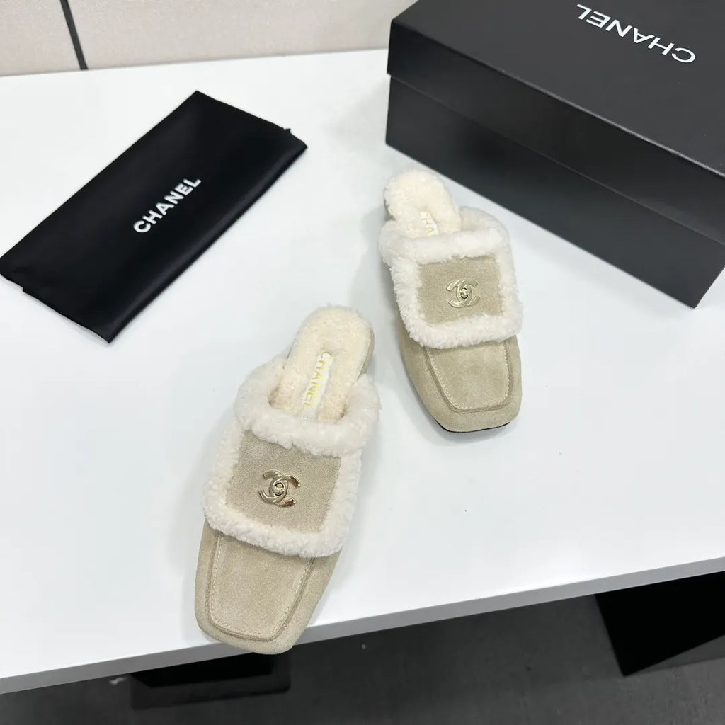 Chanel Women's Shoes Cowhide Wool Leather Sole 2026