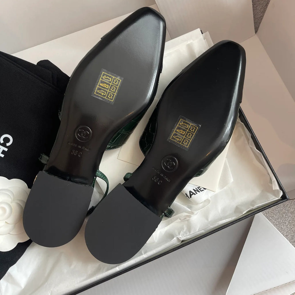 Chanel Women's Slingback Flats 26S