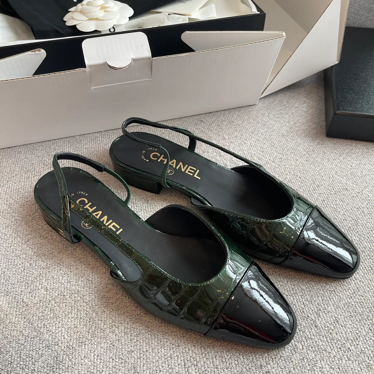 Chanel Women's Slingback Flats 26S