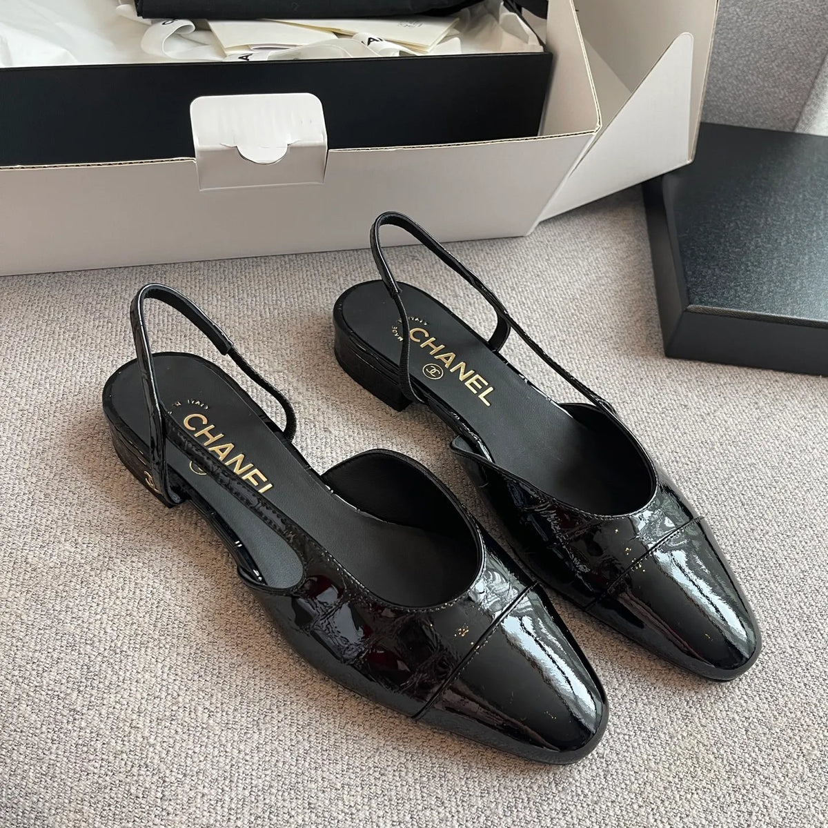 Chanel Women's Slingback Flats 26S