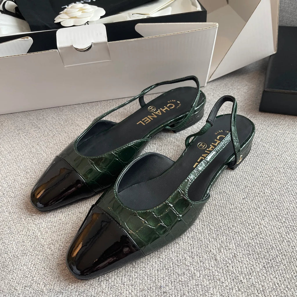 Chanel Women's Slingback Flats 26S