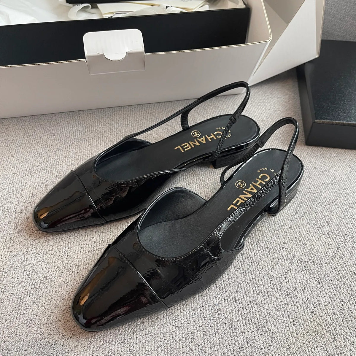 Chanel Women's Slingback Flats 26S