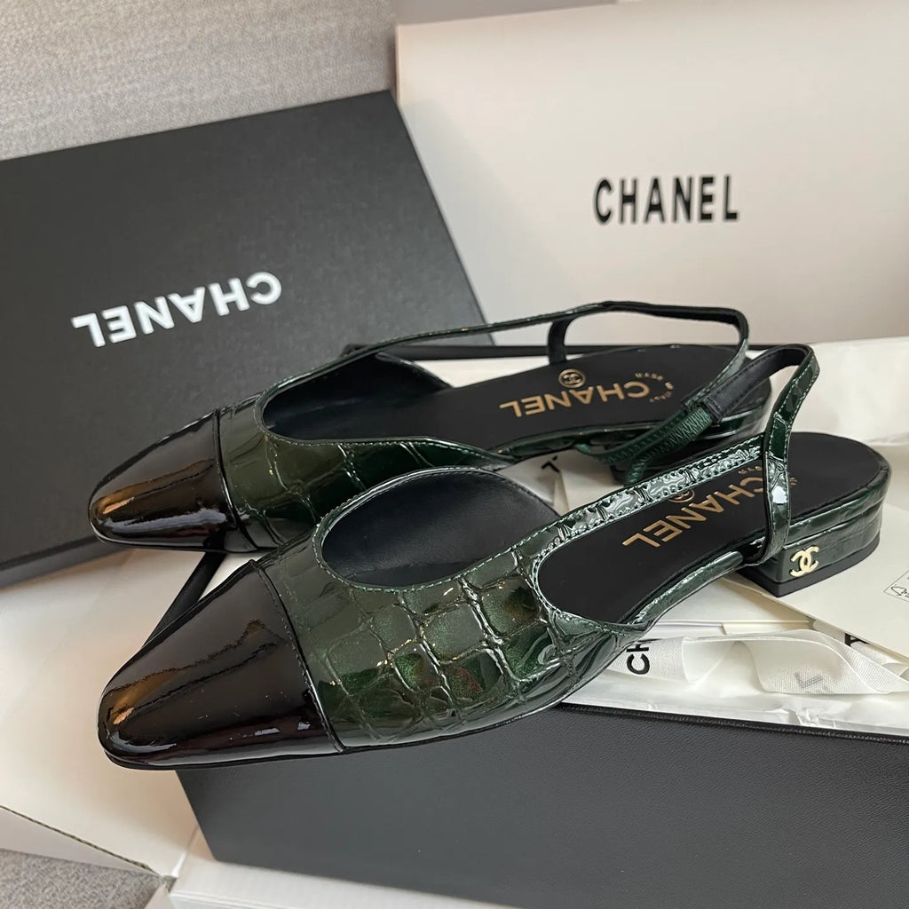 Chanel Women's Slingback Flats 26S