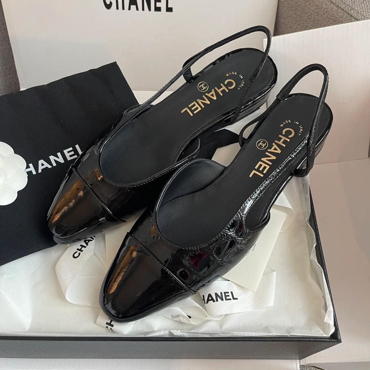 Chanel Women's Slingback Flats 26S