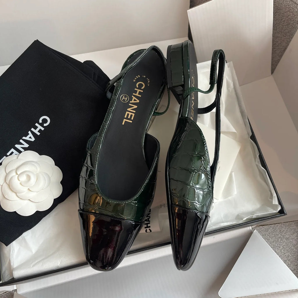 Chanel Women's Slingback Flats 26S