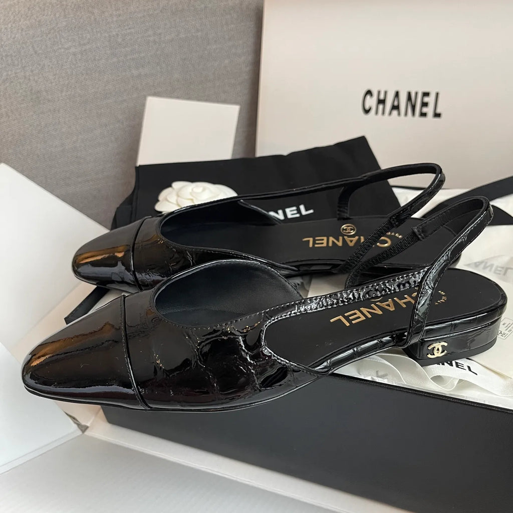 Chanel Women's Slingback Flats 26S