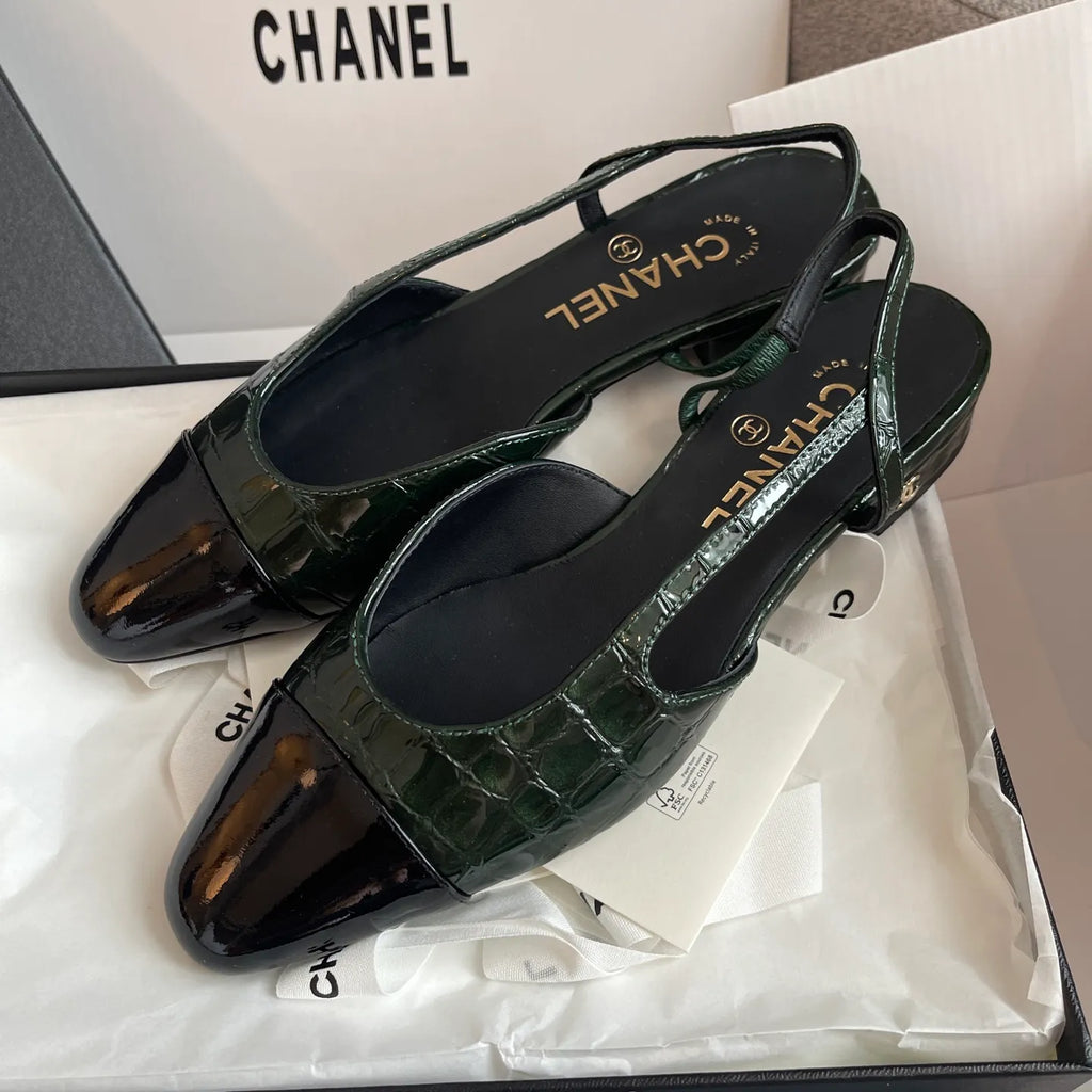 Chanel Women's Slingback Flats 26S