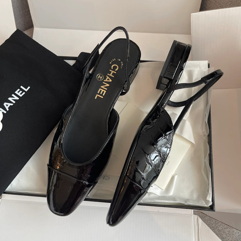 Chanel Women's Slingback Flats 26S