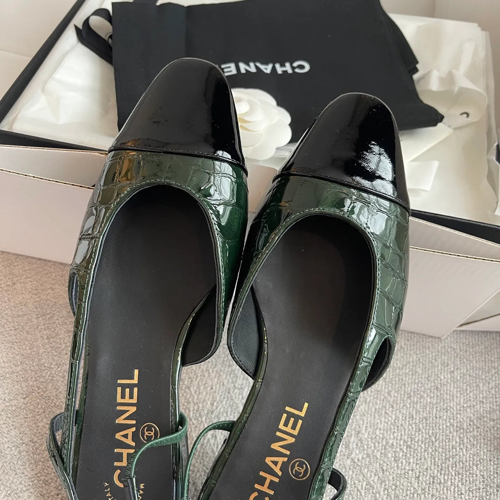 Chanel Women's Slingback Flats 26S