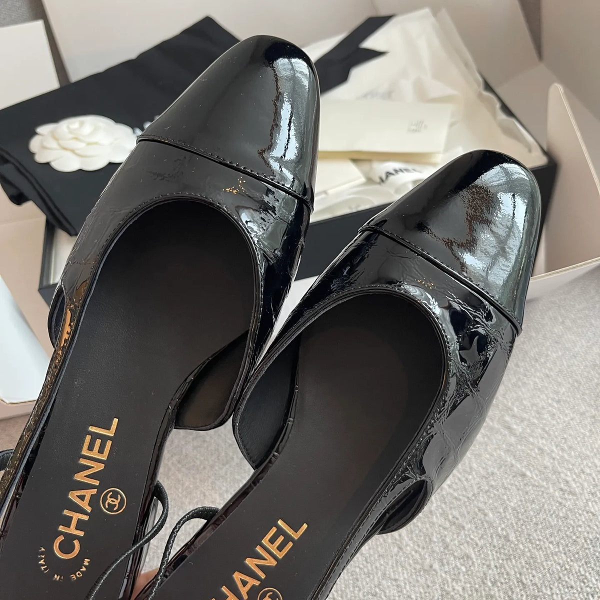 Chanel Women's Slingback Flats 26S