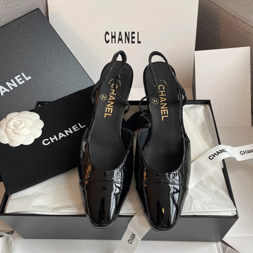 Chanel Women's Slingback High Heels 26S