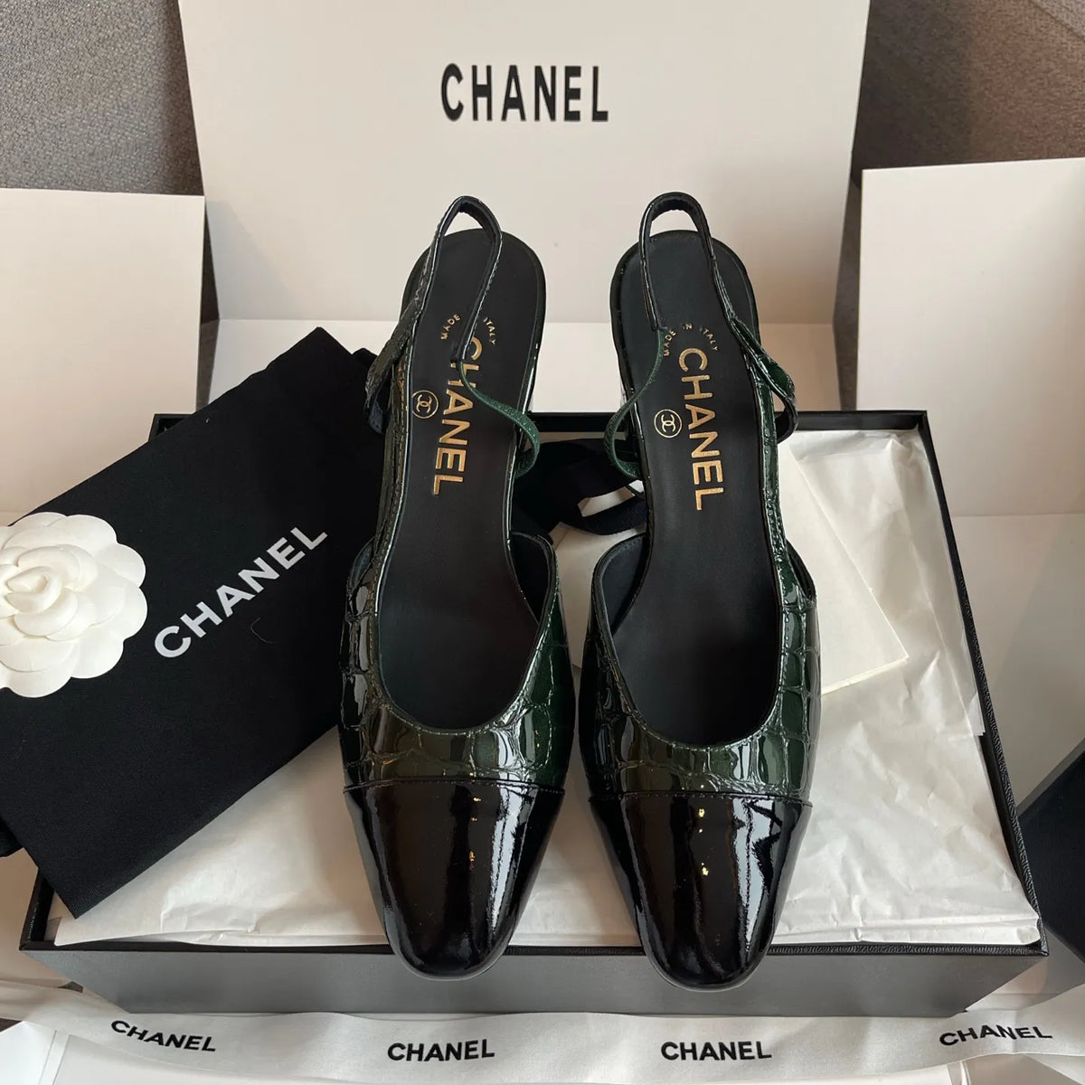 Chanel Women's Slingback High Heels 26S
