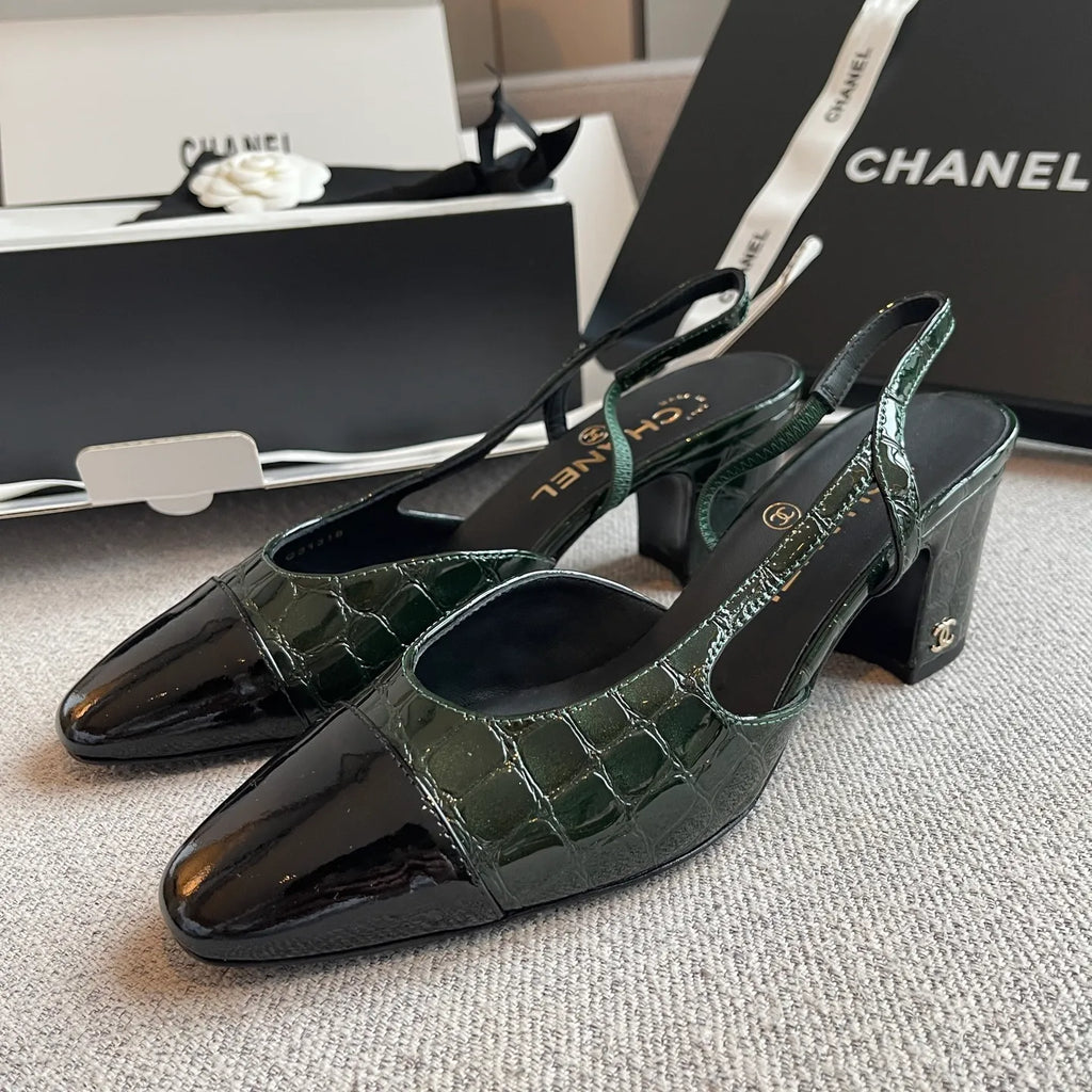 Chanel Women's Slingback High Heels 26S