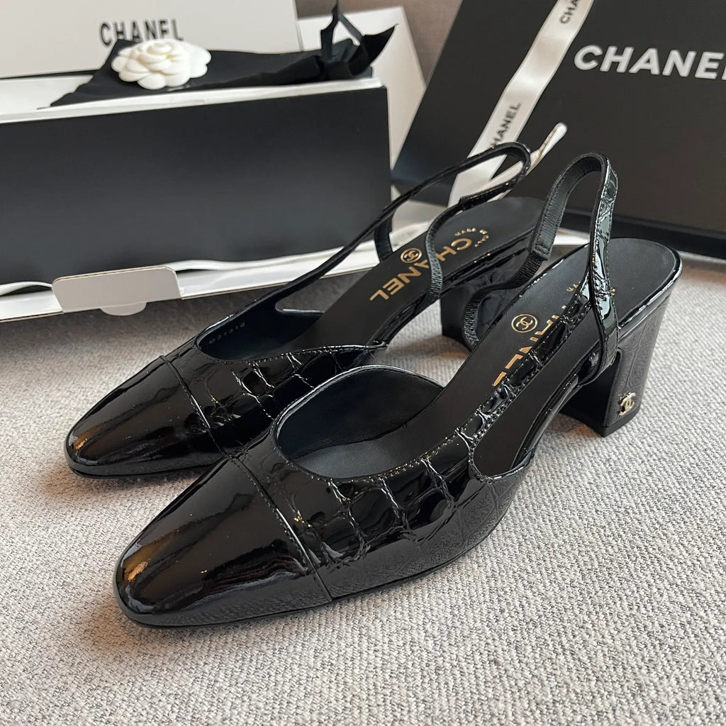Chanel Women's Slingback High Heels 26S
