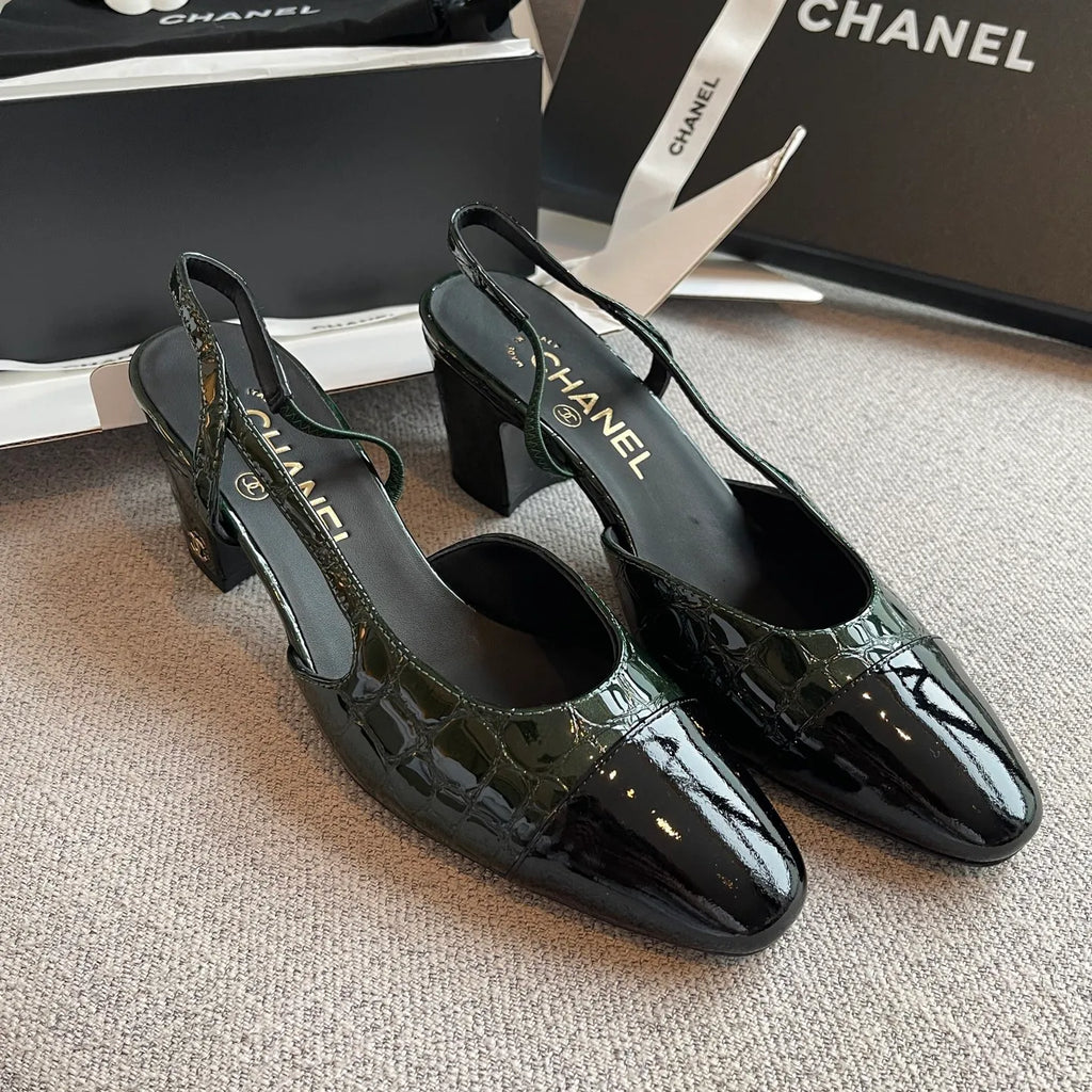 Chanel Women's Slingback High Heels 26S