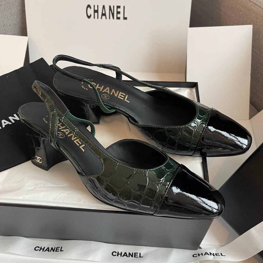 Chanel Women's Slingback High Heels 26S