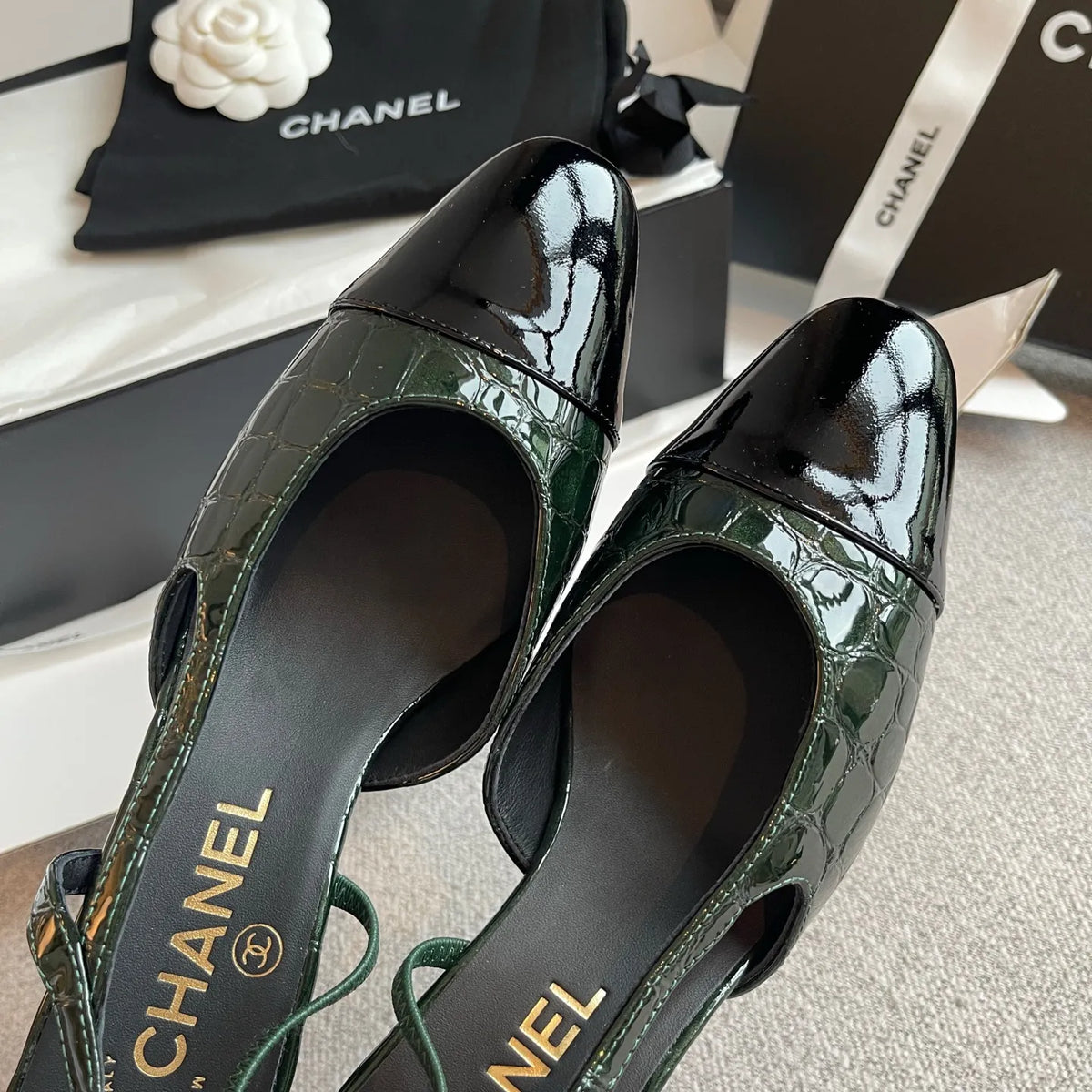 Chanel Women's Slingback High Heels 26S