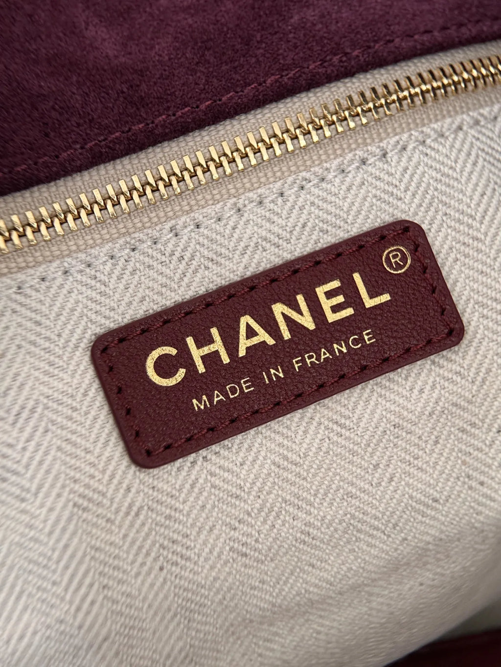 Chanel Women's Suede Tote Bag AS6475 26C