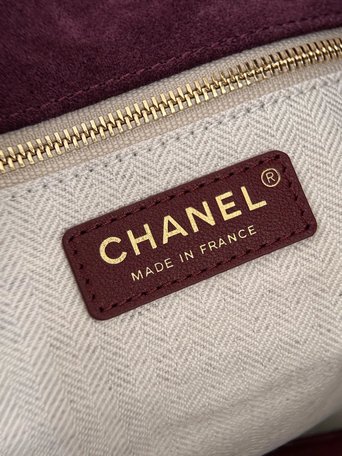 Chanel Women's Suede Tote Bag AS6475 26C
