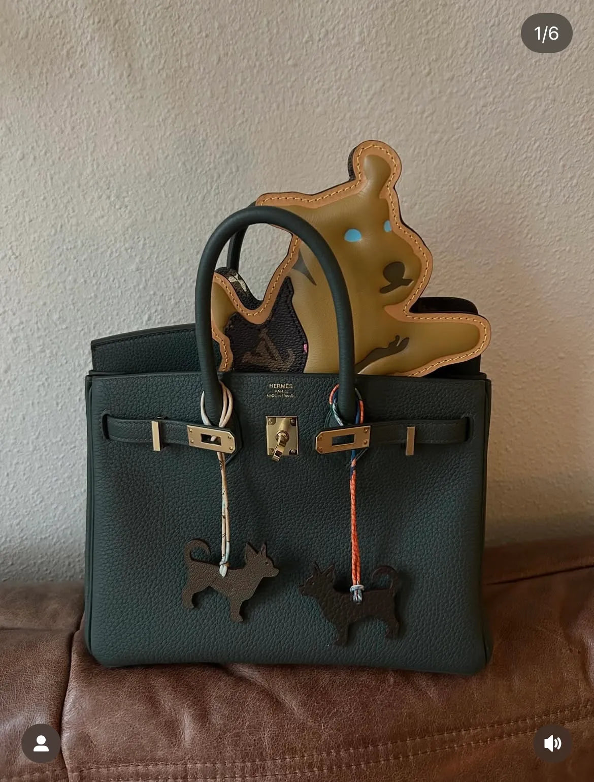 Classic 25 Handbag Pine and Cypress Green