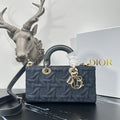 D-Joy 9.8 in Embossed Denim Bag 0540