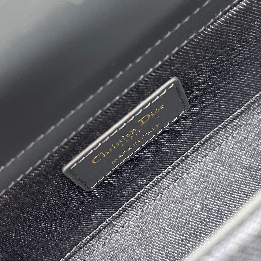 D-Joy 9.8 in Embossed Denim Bag 0540