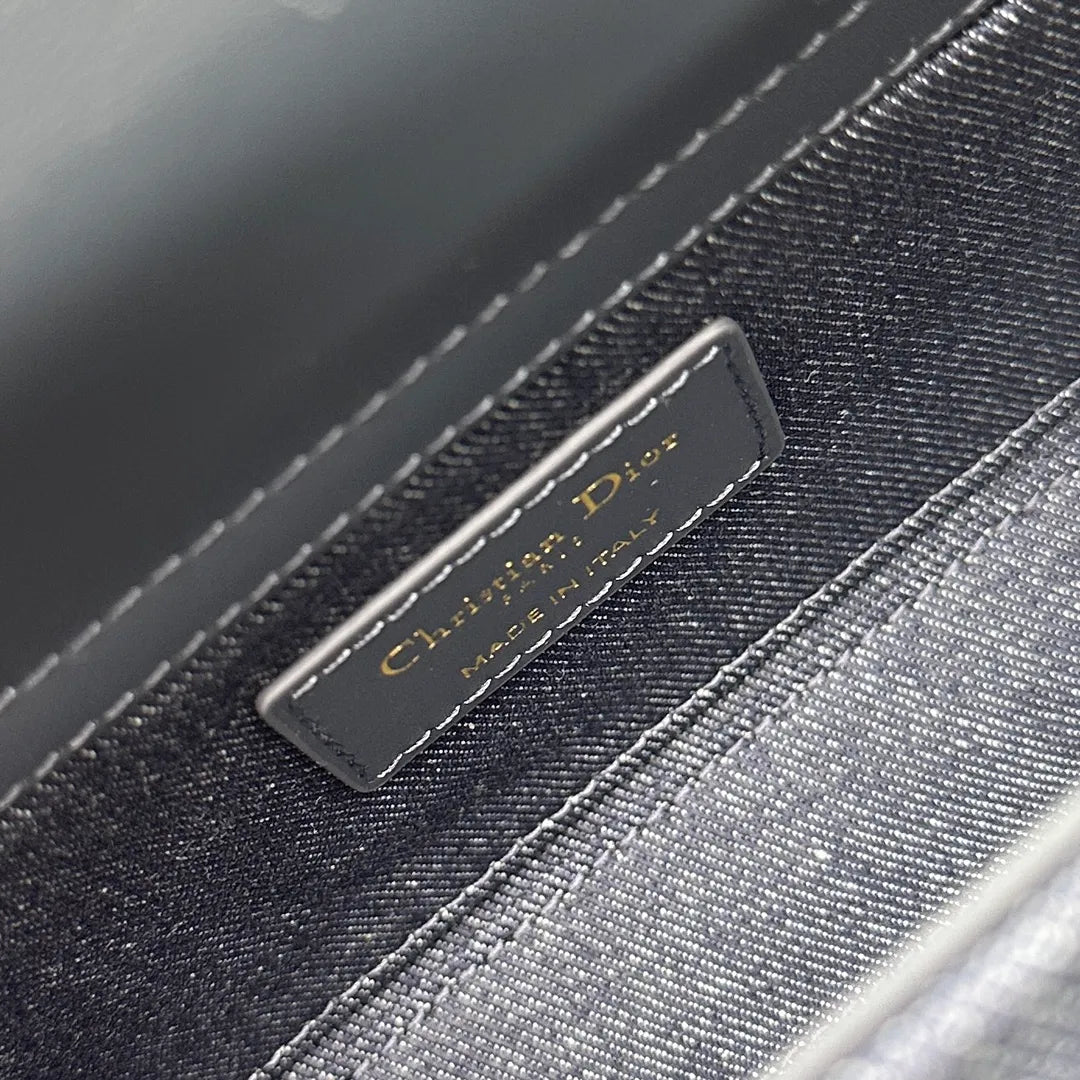 D-Joy 9.8 in Embossed Denim Bag 0540