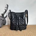 D-Motion 7.3 in Sheepskin Handbag 2851 Black
