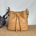 D-Motion 9.1 in Sheepskin Handbag 2852 Large Apricot