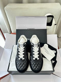 Diamond Pattern Lambskin Tennis Sneakers 273799