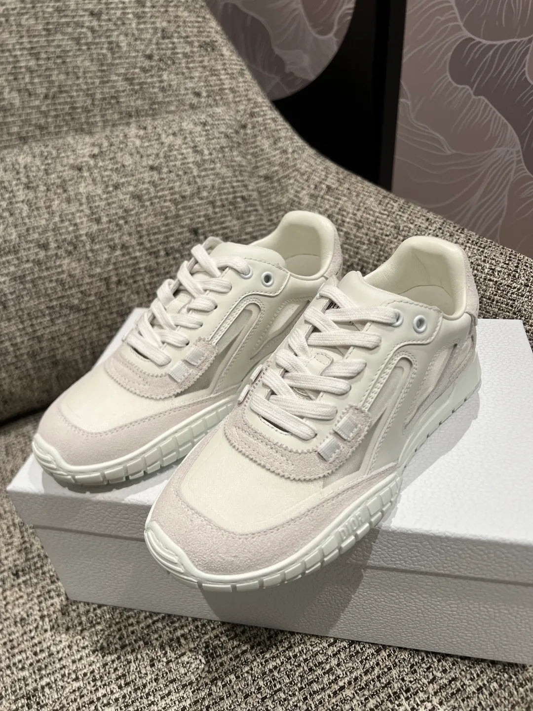Dior 26 Women's Tech Transparent Thick-Soled Sneakers