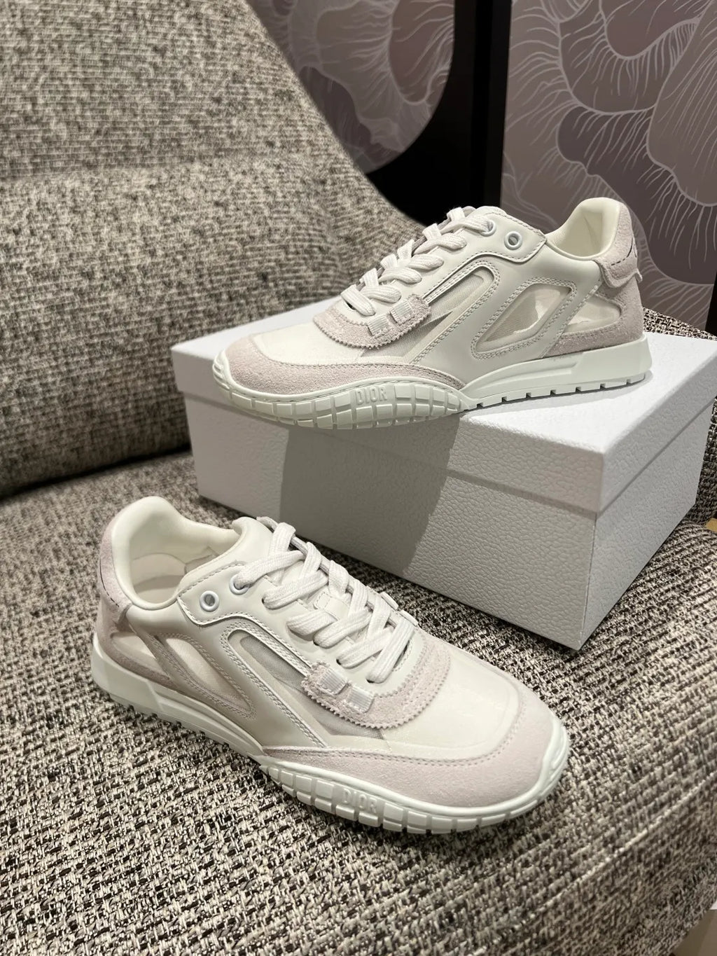 Dior 26 Women's Tech Transparent Thick-Soled Sneakers