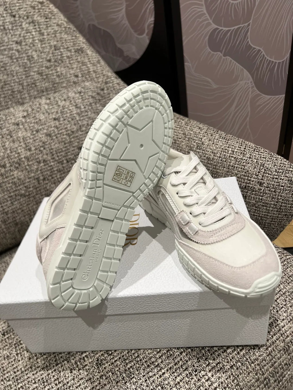 Dior 26 Women's Tech Transparent Thick-Soled Sneakers