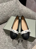 Dior 26 Women's Webbing Ballet Flats