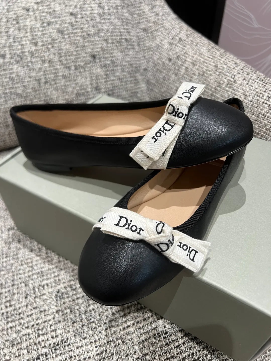 Dior 26 Women's Webbing Ballet Flats