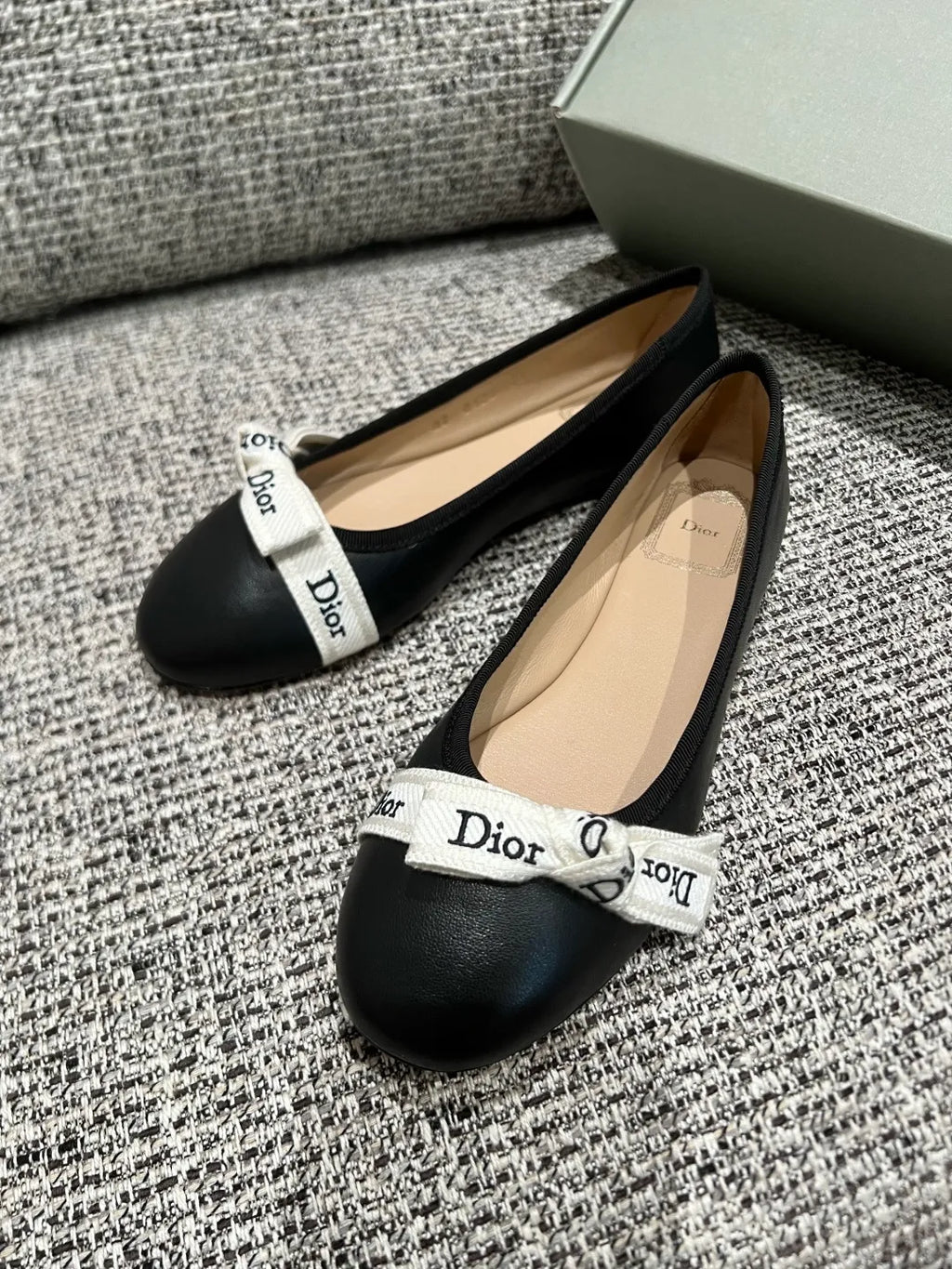 Dior 26 Women's Webbing Ballet Flats