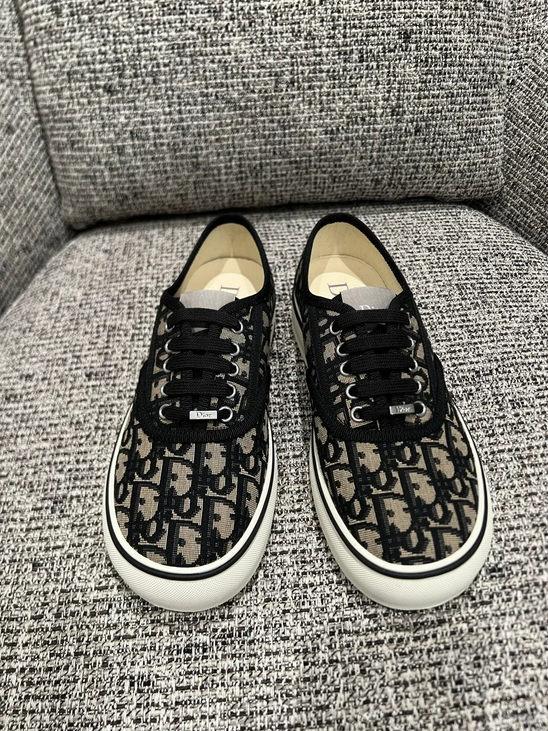 Dior 26SS Women's Oblique Platform Canvas Shoes